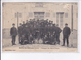 BAILLY-en-GÂTINAIS: Compagnie Des Sapeurs-pompiers - état (décollée) - Other & Unclassified