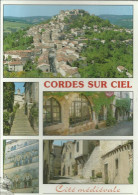 Cordes - Cité Moyenageuse Fondée En 1222 Par Le Comte De Toulouse - Multivues - (P) - Cordes