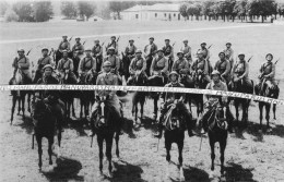 1936 / CARTE PHOTO / 20e REGIMENT DE DRAGONS ( LIMOGES ) / CAVALERIE / CHEVAUX / - Guerra, Militari