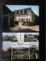 CP 19 Corrèze  AUBAZINE  - Lot De 2 Cartes Postales - Hôtel Saint Etienne - Multivues - Otros & Sin Clasificación