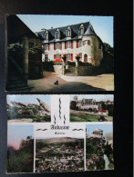 CP 19 Corrèze  AUBAZINE  - Lot De 2 Cartes Postales - Hôtel Saint Etienne - Multivues - Andere & Zonder Classificatie