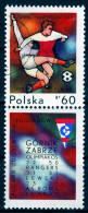 ⁕ Poland / Polska 1970 ⁕ European Football Championship Mi.2008 ⁕ 1v Used With Pendant - Used Stamps