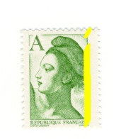 Liberté A Vert YT 2423e Avec Petit Phospho à Cheval. Voir Le Scan. Cote YT : 2 €, Maury N° 2429a : 7 €. - Ungebraucht