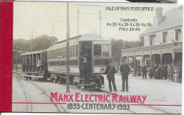 Isle Of Man Booklet Mnh ** 1993 20 Euros Tramway Electric Railway Train - Isola Di Man