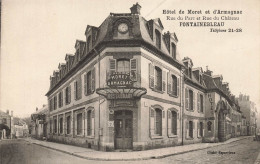 Fontainebleau * Hôtel Restaurant De Moret Et D'armagnac * Rue Du Parc Et Rue Du Château - Fontainebleau