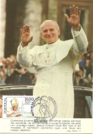 30864 - Carte Maximum - Portugal - Papa Pape Pope João Paulo II - Visita Em 1982 Fatima - Karol Wojtyla  - Cartes-maximum (CM)