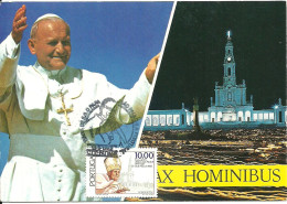 30858 - Carte Maximum - Portugal - Papa Pape Pope João Paulo II - Visita Em 1982 Fatima - Karol Wojtyla  - Cartoline Maximum