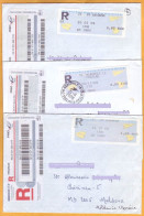 2009  France - Moldova 3 R-letter Used - Cartas & Documentos