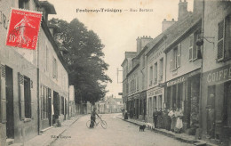 Fontenay Trésigny * La Rue Bertaux * Café Restaurant Du Commerce * Librairie * Coiffeur - Fontenay Tresigny