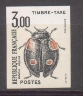 Série Insectes 3 F Taxe YT 110 De 1982-83 Sans Trace De Charnière - Sin Clasificación