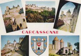 CARCASSONNE, MULTIVUE  COULEUR  REF 16235 - Carcassonne