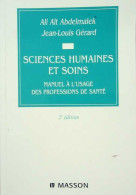 Sciences Humaines Et Soins (2008) De Ali Aït Abdelmalek - Wetenschap