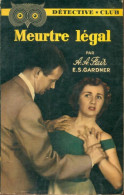 Meurtre Légal (1953) De A.A. Fair - Other & Unclassified