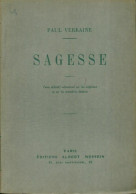 Oeuvres De Paul Verlaine Tome V : Sagesse (1947) De Paul Verlaine - Otros & Sin Clasificación