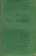 Le Père Goriot (0) De Honoré De Balzac - Klassieke Auteurs