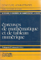 Epreuves De Mathématiques Et De Tableau Numérique (1979) De Collectif - 18 Años Y Más