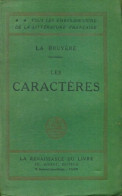 Les Caractères (0) De Jean De La Bruyère - Autres & Non Classés