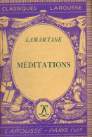 Méditations (1934) De Lamartine - Psychology/Philosophy