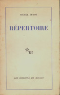 Répertoire (1960) De Michel Butor - Otros & Sin Clasificación