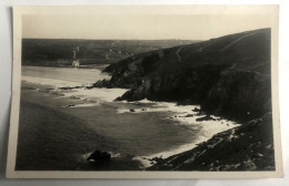 CPSM 29 PLOGOFF - Baie Des Trépassés - La Plage - Tampon Pointe Du Raz - Plogoff