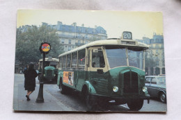 Cpm, Autobus Parisiens TN4F,  Paris 75, Ratp - Bus & Autocars