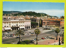 06 NICE Place Massena Et Le Casino Municipal Fontaine Statue Voitures Citroën DS 2CV Renault 4CV VOIR DOS - Plätze