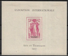 SOUDAN 1937 Exposition Internationale De Paris  MH - 1937 Exposition Internationale De Paris