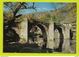 12 BELCASTEL Vers Rodez N°172 Le Pont Gothique Gorges De L'Aveyron Cygnes VOIR DOS - Rodez