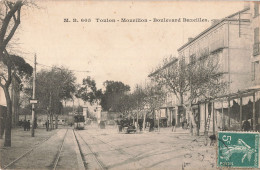 83 Toulon Mourillon Boulevard Bazeilles CPA Animation Tram Tramway - Toulon