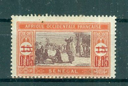 SENEGAL - N°94* MH Avec Grosse Trace De Charnière SCAN DU VERSO - Timbres De 1914 (n°58) Surchargés. - Unused Stamps