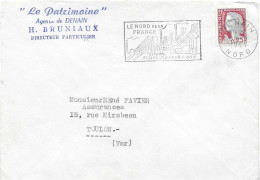 Postzegels > Europa > Frankrijk > 1945-.... > 1950-1959 > Brief Met 1 Postzegel (17442) - Brieven En Documenten