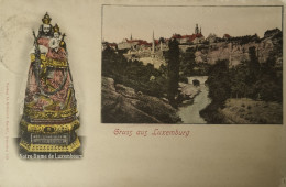 Luxemburg   (Luxembourg) Gruss Aus - Notre Dame De Luxembourg - Color 190? - Luxemburgo - Ciudad