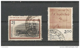 India - 1975 - INPEX-75  - 2 Different -  USED. ( Horse Cart, Bishop Mark  ) - ( Condition As Per Scan ) ( OL 09/03/2014 - Gebraucht