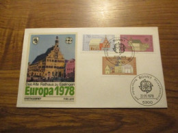 FDC - 1er Jour - Allemagne - 1978 - Europa - 1971-1980