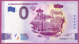 0-Euro XEDW 2022-2 KLIMAHAUS BREMERHAVEN - Private Proofs / Unofficial