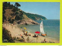 83 CAVALAIRE SUR MER N°3932 La Plage De BON PORTO Voilier Baignade VOIR DOS Et Flamme En 1965 - Cavalaire-sur-Mer