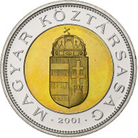 Hongrie, 100 Forint, 2001, Budapest, Bimétallique, SPL, KM:721 - Hungary