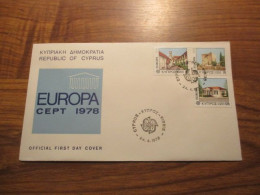 FDC - 1er Jour - Chypre - 1978 - Europa - Andere & Zonder Classificatie