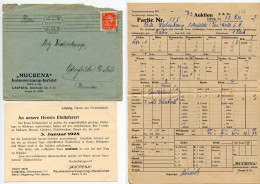 Germany 1927 Cover & Forms; Leipzig (Messestadt) - “Mucrena” Rauchwarenversteigerungs-Gesellschaft; 15pf. Immanuel Kant - Cartas & Documentos