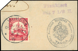 Deutsche Kolonien Ostafrika, 32, Briefstück - África Oriental Alemana