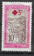 MADAGASCAR - 1915 - CROCE ROSSA - 5C. / 10 C. - NUOVO SENZA GOMMA(YVERT 121 - MICHEL 139) - Ongebruikt