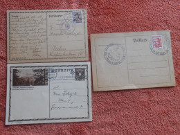 Österreich  Austria 3 Poskarte Stempel Fuhrer - Lettres & Documents