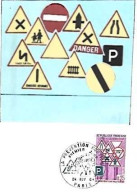 France & Maximum Card, La Rrévention Routière, Paris 1968 (28) - Accidents & Sécurité Routière