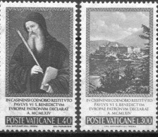 Vatican  Benoit De Nurcie 1966 XXX - Unused Stamps