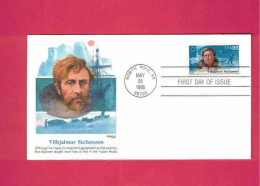 FDC De 1986 Des USA EUAN - YT N° 1670 - VIlhjalmur Stefanson - Erforscher