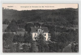 39112508 - Kandern. Erholungsheim Der Schwestern Des Bad. Frauen-Vereins Gelaufen. Gute Erhaltung. - Sonstige & Ohne Zuordnung