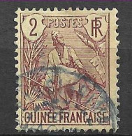 GUINEA FRANCESE - 1904 - CENT. 2 - USATO (YVERT 19 - MICHEL 19) - Usados