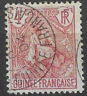 GUINEA FRANCESE - 1904 - CENT. 4 - USATO (YVERT 19 - MICHEL 19) - Gebruikt