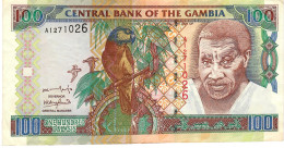 GAMBIA P24a 100 DALASI 2001   #A    Signature 12 (=FIRST SIGNATURE )    VF  NO P.h. - Gambia