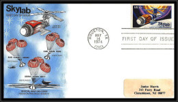 66465 Skylab America's First Manned Space Station Fdc 14/5/1974 USA Espace Space Lettre Cover - Etats-Unis